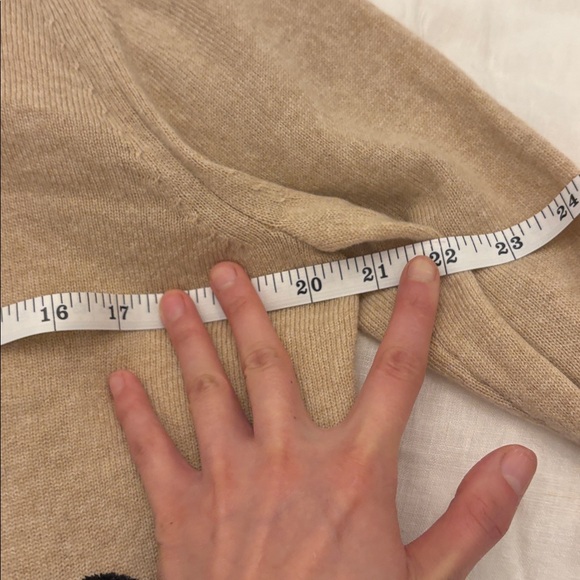 Aritzia wool cashmere blend tan sweater Babaton - Picture 11 of 11